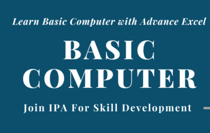 Basic Computer Course At IPA Studies